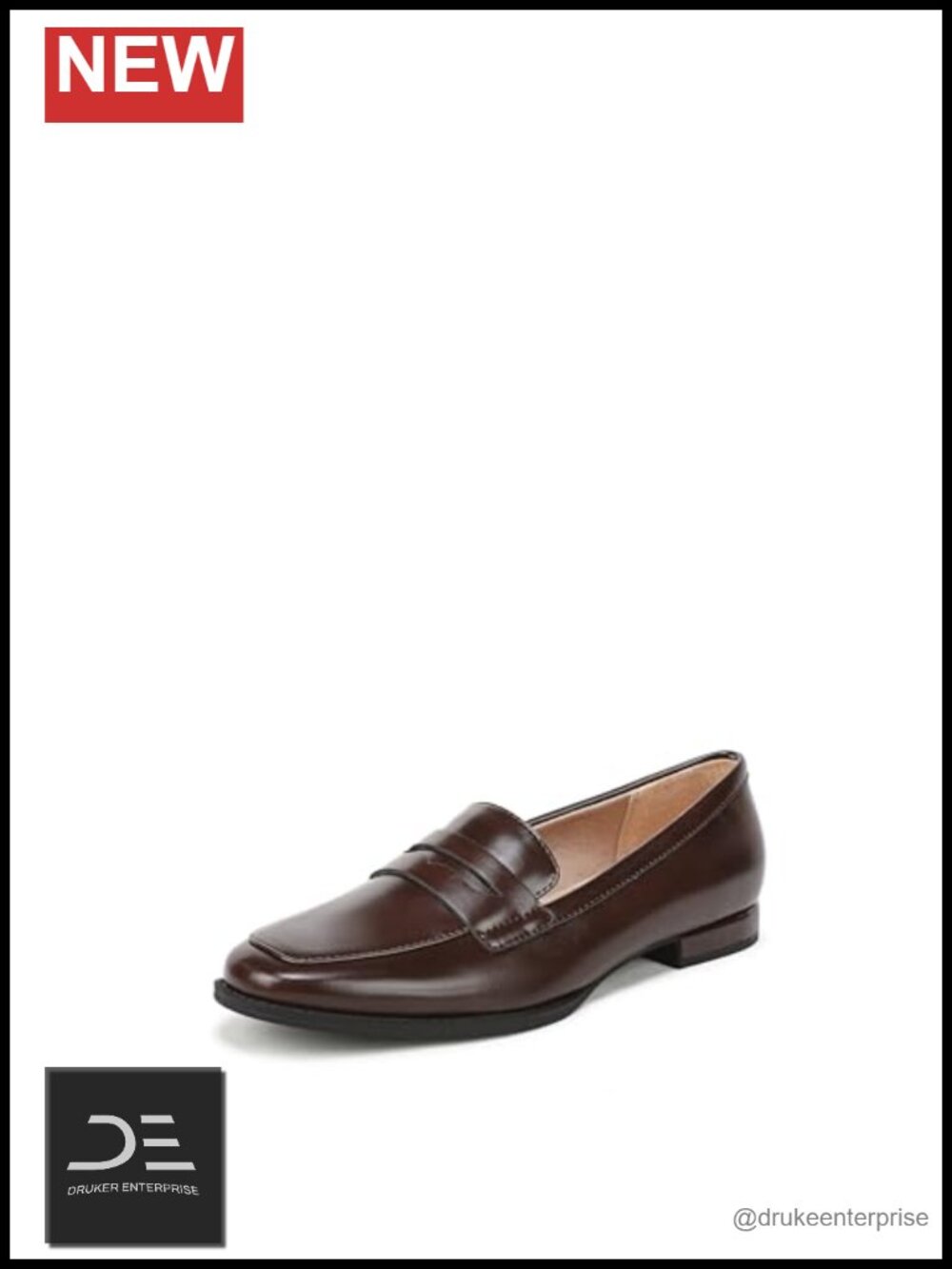 Women's Slip-On Loafer Shoes Soft Comfort Block Heel